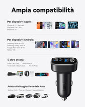 Carica l'immagine nel visualizzatore di Gallery, INIU Caricatore Auto USB C, 90W [Doppio 45 W] Caricabatterie Accendisigari