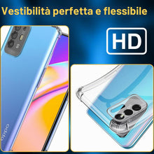 Carica l'immagine nel visualizzatore di Gallery, ISOI - Cover compatibile con Oppo A94 5G Custodia, con Paraurti Airbag Antiurto Protezione Completa, Case Protettiva in 