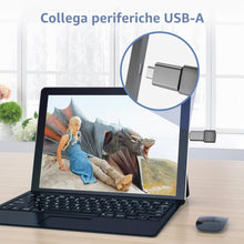 Carica l'immagine nel visualizzatore di Gallery, BASESAILOR Adattatore USB C a USB 3Pezzi,USBC Maschio a USB 3.2 Femmina OTG