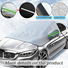 Carica l'immagine nel visualizzatore di Gallery, Copertura Parabrezza Auto, Copri Parabrezza per Auto, Protezione Copri Parabrezza Auto per Inverno e Estate, Anti-Neve, 