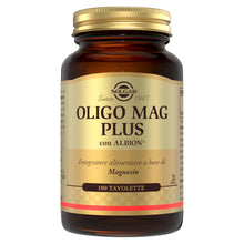 Carica l'immagine nel visualizzatore di Gallery, Solgar Oligo Mag Plus 100 Tavolette Magnesio Bisglicinato chelato Albion