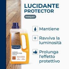 Carica l'immagine nel visualizzatore di Gallery, STARWAX Manutenzione lucida per parquet e laminato 1L