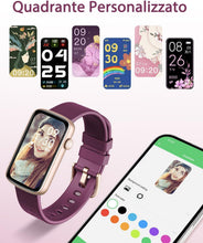 Carica l'immagine nel visualizzatore di Gallery, Smartwatch Donna Piccolo Elegante Orologio Fitness Impermeabile