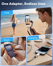 Carica l'immagine nel visualizzatore di Gallery, MoKo Adattatore USB-C a Lightning Audio Solo per DJI Mic Mini,Non per Altri