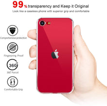 Carica l'immagine nel visualizzatore di Gallery, Captor Cover Trasparente per iPhone SE 2020 2022 5G / iPhone 7 / iPhone 8, Custodia TPU in Silicone Flessibile Morbida e
