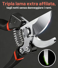 Carica l'immagine nel visualizzatore di Gallery, Forbici potatura SK-5 Inossidabili con Blocco Sicurezza, Cesoie Potatura Professionali per Rami Fino 25 mm, Forbice attr
