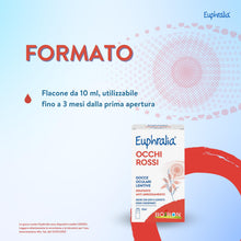 Carica l'immagine nel visualizzatore di Gallery, Euphralia Occhi Rossi - Gocce Oculari Lenitive Arrossamento 10 ml + Omaggio