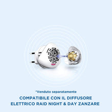 Carica l'immagine nel visualizzatore di Gallery, Raid Night &amp; Day, Antizanzare da Interno Sabbia Compressa, Inodore, 3 Ric.