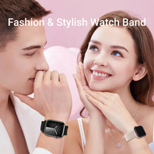 Carica l'immagine nel visualizzatore di Gallery, Higgs Cinturino Intrecciato Compatibili con Cinturini Apple Watch 38mm 40mm 41mm 42mm Uomo e Donna,Chiusura Magnetica in