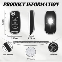 Carica l'immagine nel visualizzatore di Gallery, Cover Chiave Auto per Renault Clio 5 Twingo 3 Megane 4 Trafic 3