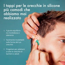 Carica l'immagine nel visualizzatore di Gallery, Alpine SoftSilicone - Tappi in silicone modellabili per le orecchie - Attenuazione 28dB - Ideali per ridurre i rumori du