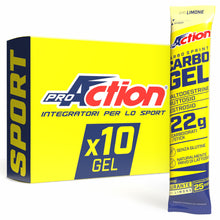 Carica l'immagine nel visualizzatore di Gallery, ProAction Carbo Sprint Gel Energetico | Gel Carboidrati per Ciclismo, Running e Corsa | Energy Gel Sport 22g Carboidrati