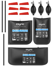 Carica l'immagine nel visualizzatore di Gallery, ESYNiC 3PZ Pompa ad Aria per Installazione Finestre Porte Carico 200KG/6cm, Kit 3x Cuscino Gonfiabile per Sollevamento d