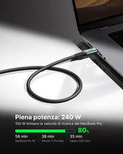Carica l'immagine nel visualizzatore di Gallery, INIU 240W Cavo USB C a USB C, [2-Pezzi 2m] Cavo USB Ricarica Rapida