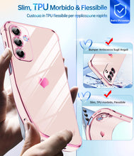 Carica l'immagine nel visualizzatore di Gallery, LeYi Cover Samsung Galaxy A17/A 17 4G/5G con 2 Pezzi Vetro Temperato(Rosa)
