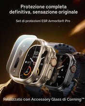 Carica l'immagine nel visualizzatore di Gallery, ESR Custodia con Accessory Glass by Corning™ per Apple Watch Ultra 4/3/2/1