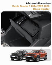 Carica l'immagine nel visualizzatore di Gallery, ECOZEN Organizer per console centrale Dacia Duster 3 2024-2026/Dacia Bigster 2025-2026 3D ABS Console Centrale Contenito