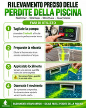 Carica l'immagine nel visualizzatore di Gallery, Fluoresceina DOSIDIAG - Colorante Tracciante Intenso per Rilevamento Perdite: Piscina, SPA, Impianti Idraulici, Tetti, A
