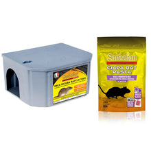 Carica l'immagine nel visualizzatore di Gallery, Sandokan, Trappola per Topi e Ratti con Esca Topicida Inclusa, Kit Derattizzazione Completo Interno ed Esterno, Scatole 