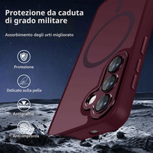 Carica l'immagine nel visualizzatore di Gallery, Magnetica Cover per Samsung Galaxy S25 Compatibile con MagSafe, Custodia per Samsung Galaxy S25 Traslucida Opaca Posteri