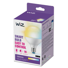 Carica l'immagine nel visualizzatore di Gallery, WiZ Lampadina Globo Smart WiFi, Luce Bianca da Calda a Fredda, attacco E27, equivalente a 75W, Tecnologia SpaceSense, Co