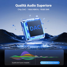 Carica l'immagine nel visualizzatore di Gallery, UGREEN Cavo USB C a Jack 3.5mm con DAC Chip 1M Aux Type C a 3.5mm (Grigio)