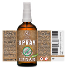 Carica l'immagine nel visualizzatore di Gallery, Spray Antitarme con Oli Essenziali di Cedro e Limone 100ml - Protezione Antitarme per Armadio - Rinfrescante per Guardar
