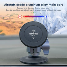 Carica l'immagine nel visualizzatore di Gallery, FANAUE Supporto per telefono auto in lega di alluminio con supporto magsafe per auto, rotazione a 360°, sfera di un poll