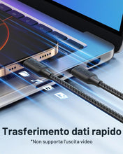 Carica l'immagine nel visualizzatore di Gallery, RAVIAD Cavo USB C USB C 100W [2Pezzi 0.3M] Cavo USB Type-C PD3.0 5A