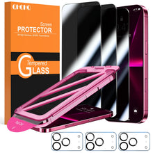 Carica l'immagine nel visualizzatore di Gallery, QHOHQ Pellicola Privacy per iPhone 18 Pro Max, 9H+ Vetro Temperato