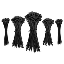 Carica l'immagine nel visualizzatore di Gallery, Amazon Basics Fascette stringicavo regolabili, per la gestione di cavi, 100/120/150/200/300 mm, 500 unità, confezione da