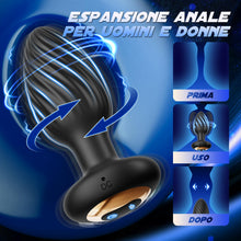 Carica l'immagine nel visualizzatore di Gallery, Vibratoreper Plug Anale-dilatatore Uomo, Dildo Anale Sexytoysys Uomo Donna Coppia con 7 Rotazione 7 Vibrazione, Vibrator