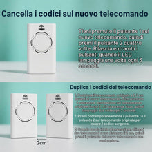 Carica l'immagine nel visualizzatore di Gallery, 2 Pezzi Telecomando Cancello 868MHz 4 Canali