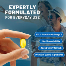 Carica l'immagine nel visualizzatore di Gallery, Prowise Vegan Omega-3 DHA da olio di alghe | 60 capsule molli con vitamina E | 400 mg di DHA + 10 mg di vitamina E | 100