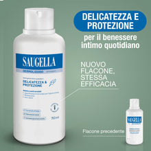 Carica l'immagine nel visualizzatore di Gallery, Saugella Dermoliquido Detergente Intimo Quotidiano per Uso Frequente, 750 ml