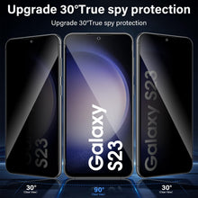 Carica l'immagine nel visualizzatore di Gallery, Privacy Vetro Temperato per Samsung Galaxy S23 5G Pellicola