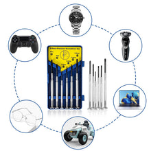 Carica l'immagine nel visualizzatore di Gallery, Set di Cacciavite per Occhiali 6 in 1,Set di Cacciaviti Orologiaio, Set Cacciaviti Precisione, Adatto per La Riparazione