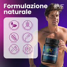 Carica l'immagine nel visualizzatore di Gallery, OVF Lattoferrina 200 immuno, 60 capsule da 200mg (2 mesi di fornitura), Latte Proveniente dalla Nuova Zelanda, da mucche