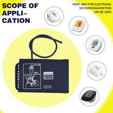 Carica l'immagine nel visualizzatore di Gallery, Misuratore da Braccio Pressione Sanguigna 22-52 cm con Connettore, Portatile Bracciale Misuratore Pressione per Adulti A