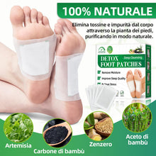 Carica l'immagine nel visualizzatore di Gallery, cerotti detox piedi, 40 confezioni con carbone di bambù, cerottis piedii detox per alleviare lo stress e favorire un son