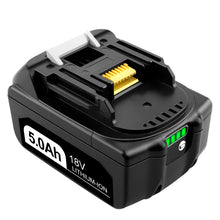 Carica l'immagine nel visualizzatore di Gallery, 5,0Ah 18V BL1850B Batteria per BL1860 BL1850B BL1850 BL1840B BL1840 BL1830 BL1835 BL1845 BL1815 LXT-400