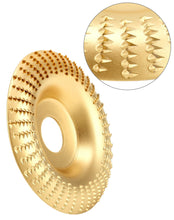 Carica l'immagine nel visualizzatore di Gallery, QWORK® 4 pezzi Mola per legno, disco abrasivo in legno, diametro interno 22,2 mm per smerigliatrici angolari