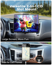 Carica l'immagine nel visualizzatore di Gallery, APPS2Car Supporto robusto per iPad per slot CD auto, supporto per tablet universale 2-in-1 da 4,7-11", supporto per iPad
