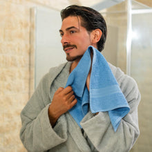 Carica l'immagine nel visualizzatore di Gallery, nice homeit Set 8 Asciugamani ospite in Cotone 35x55 in 100% cotone filato ad anello – set asciugamani bagno viso e bide