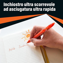 Carica l'immagine nel visualizzatore di Gallery, BIC Intensity Quick Dry, Penne Gel Nere, Punta Media 0,7mm, Inchiostro Scorrevole e Asciugatura Ultra-Rapida, 12 Unità, Penne Bic Nere, Cancelleria Scuola e Ufficio