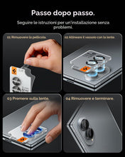 Carica l'immagine nel visualizzatore di Gallery, Spigen EZ Fit Optik Pro Vetro Fotocamera [2 Pezzi] Samsung Galaxy Z Fold 8