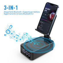 Carica l'immagine nel visualizzatore di Gallery, ZOOI Regalo Uomo, 3 in 1 Altoparlante Bluetooth con Supporto