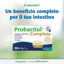 Carica l'immagine nel visualizzatore di Gallery, Metagenics Probactiol Complete - 9 Ceppi Probiotici - 30 Capsule