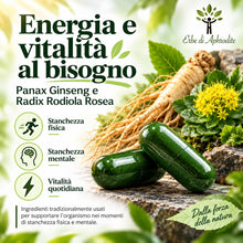 Carica l'immagine nel visualizzatore di Gallery, Erbe Di Aphrodite Integratore Uomo 100% Naturale Con Ginseng, Tribulus Terrestris, Rodiola Rosea, Aglio, Cannella – Form