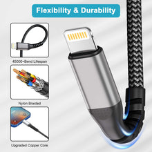 Carica l'immagine nel visualizzatore di Gallery, Cavo iPhone USB C 2 Metri [Certificato MFi], Cavo USB C Lightning Cavetto iPhone Filo Cavi Lightning USB C Cavi Caricato